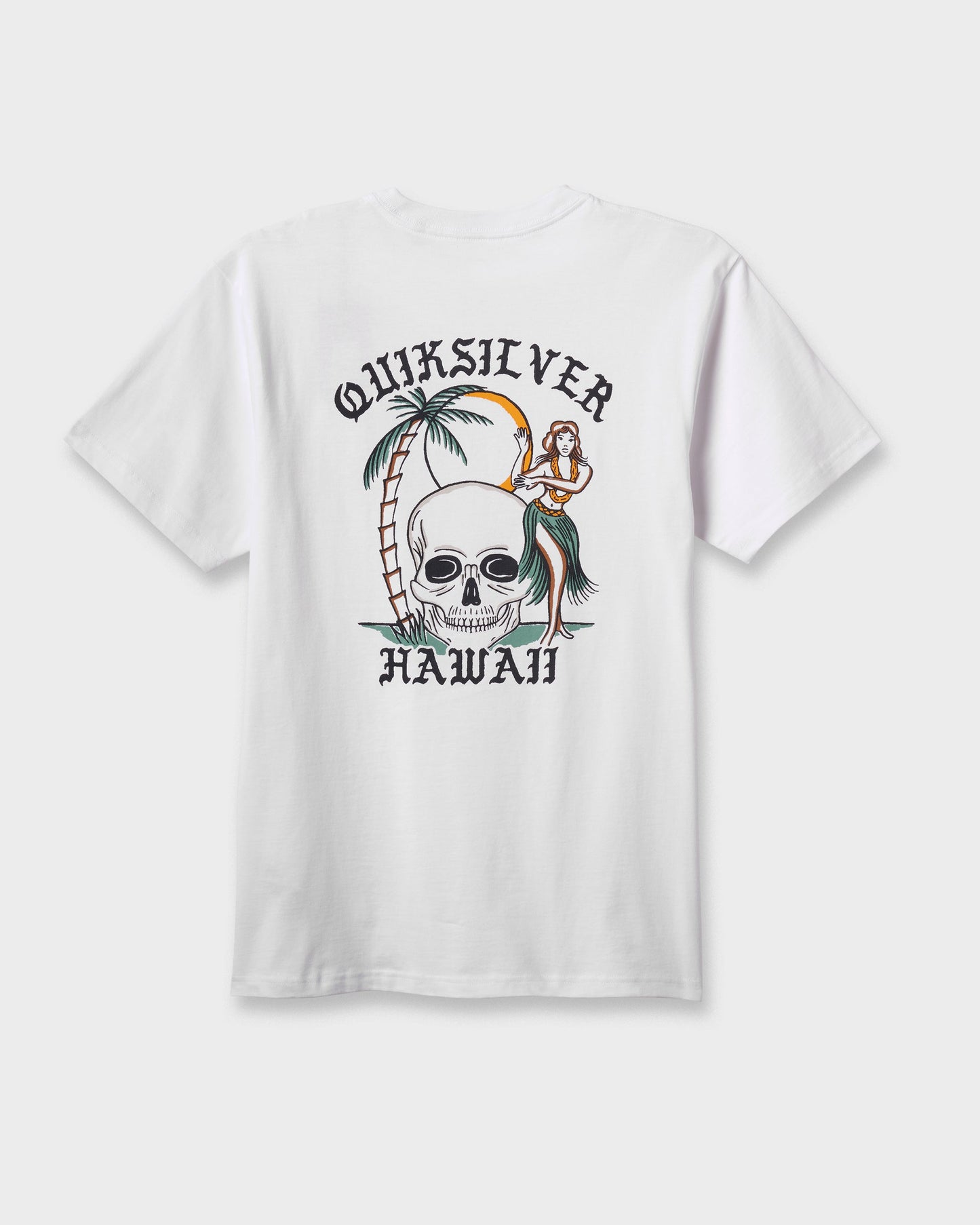 Hi Hula Dance Classic T-shirt - White Quick Silver White