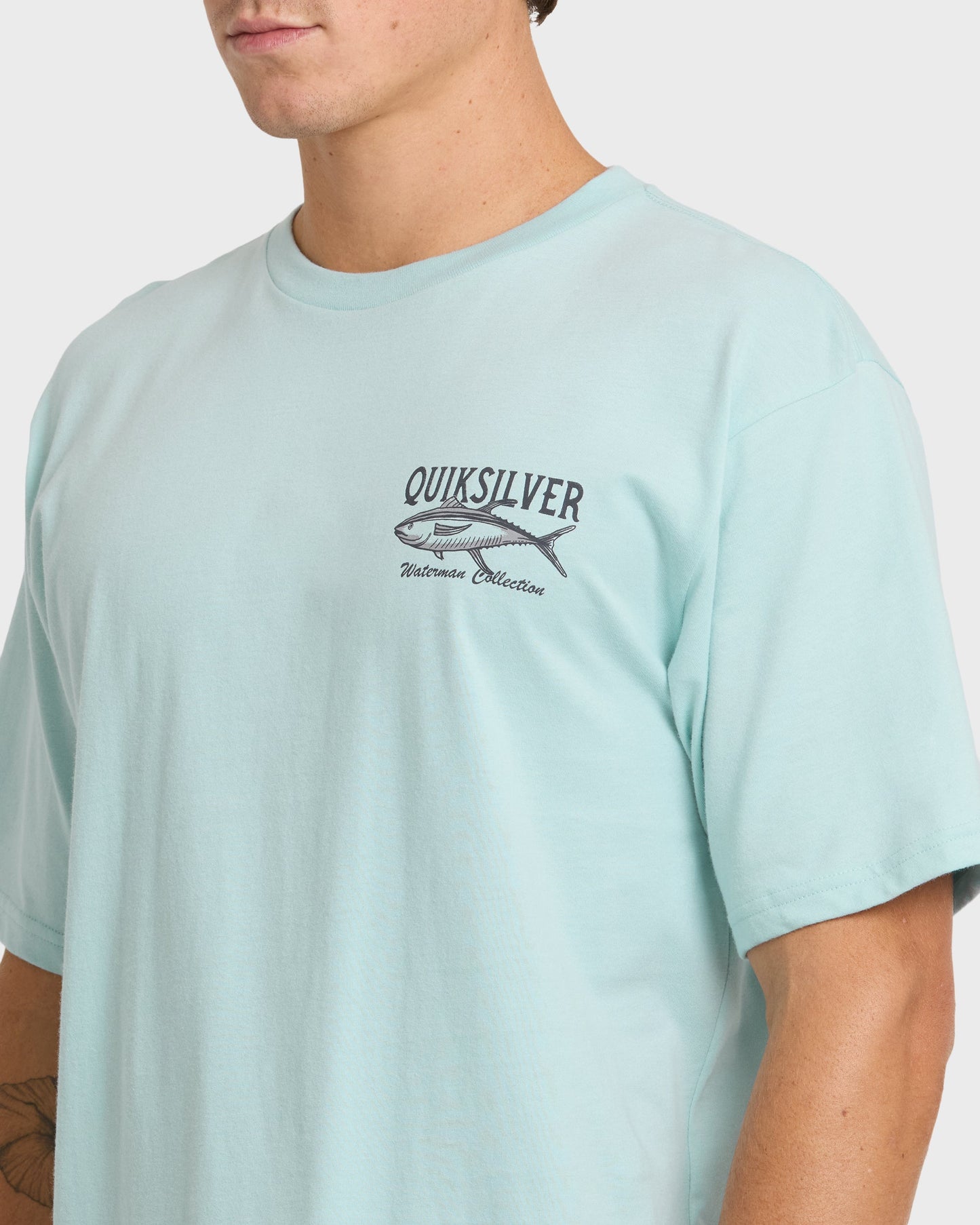 Waterman Deep Waters Classic T-shirt - Sterling Blue Quick Silver Sterling Blue