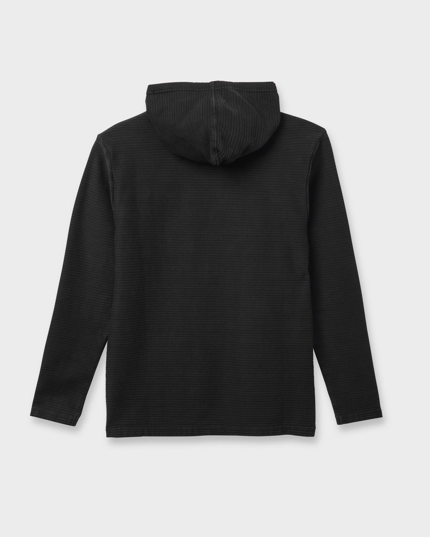 Alamitos Long Sleeve Hooded Top - Black Quick Silver Black