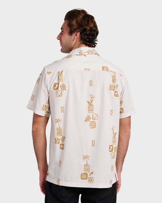 Waterman Mystic Fin Shirt - Moonbeam Quick Silver Moonbeam