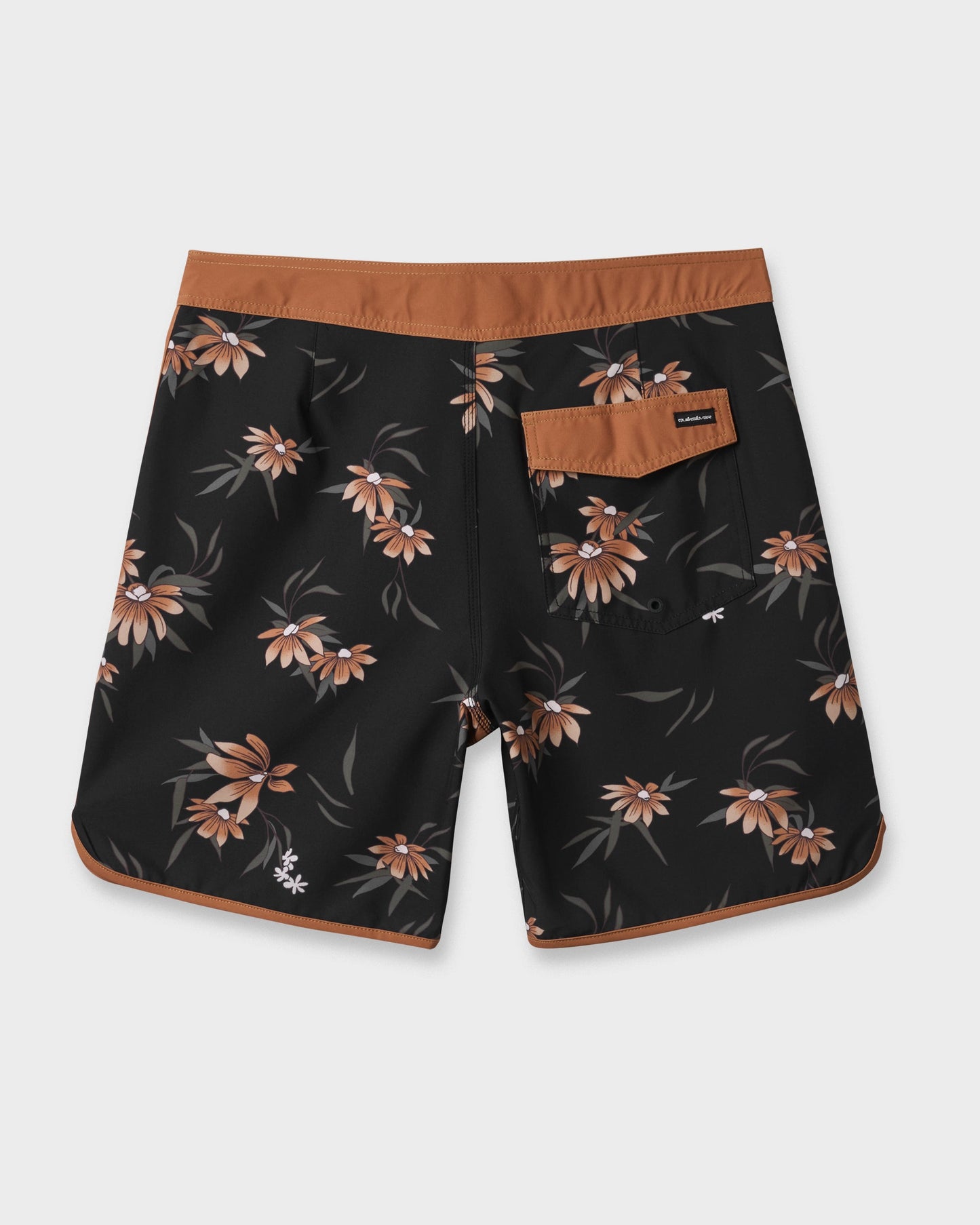 Surfsilk Costal Flora 19" Boardshorts - Black Quick Silver Black