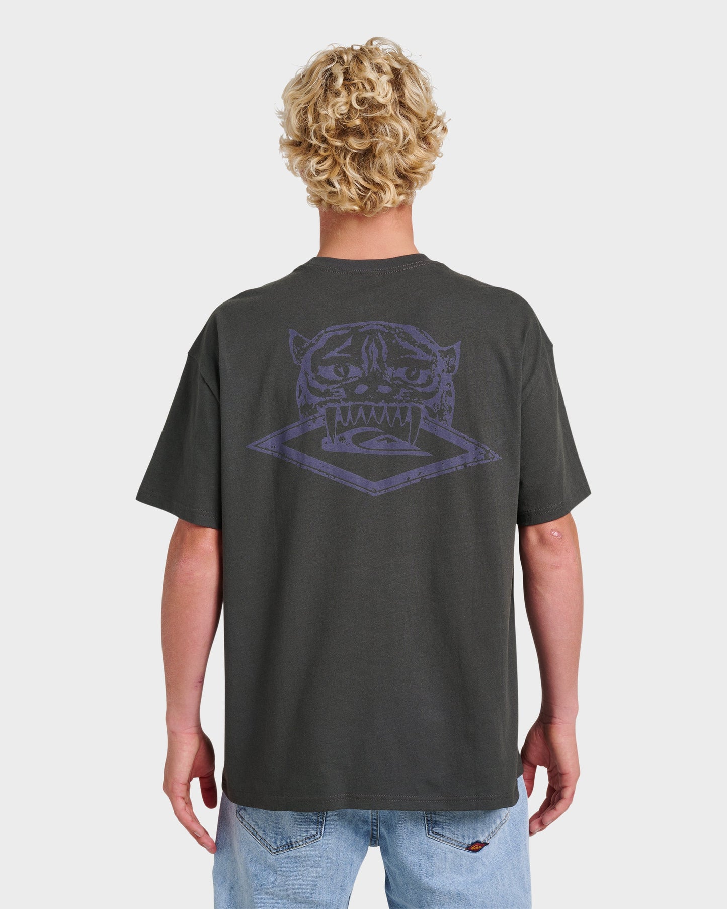 Jungle Cat Heavy Weight T-shirt - Phantom Quick Silver Phantom