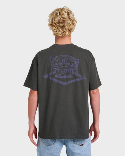 Jungle Cat Heavy Weight T-shirt - Phantom Quick Silver Phantom