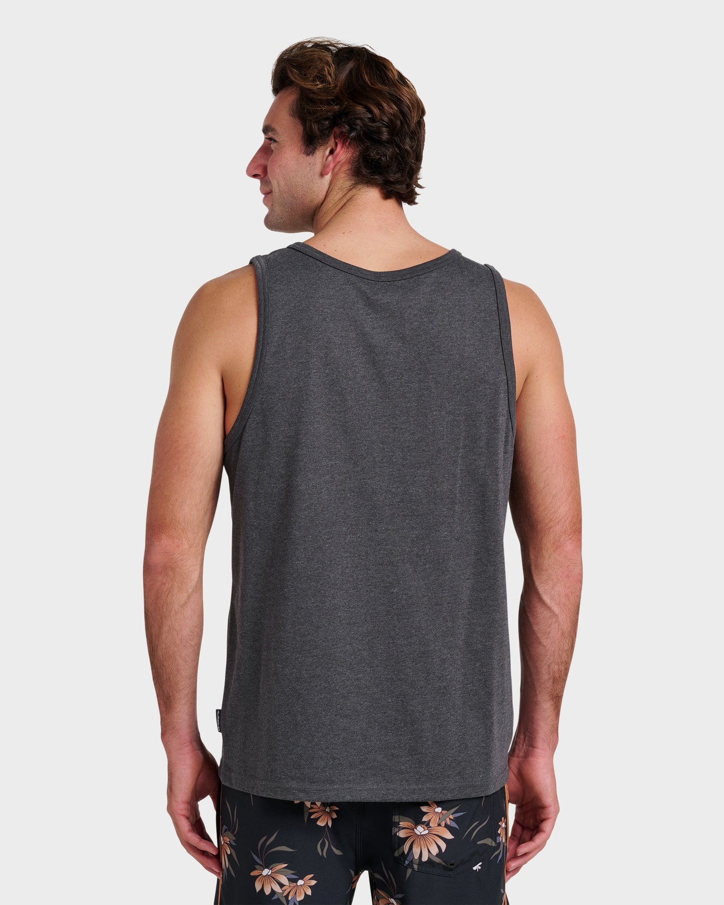Og Stripe Tank - Charcoal Heather Quick Silver Charcoal Heather