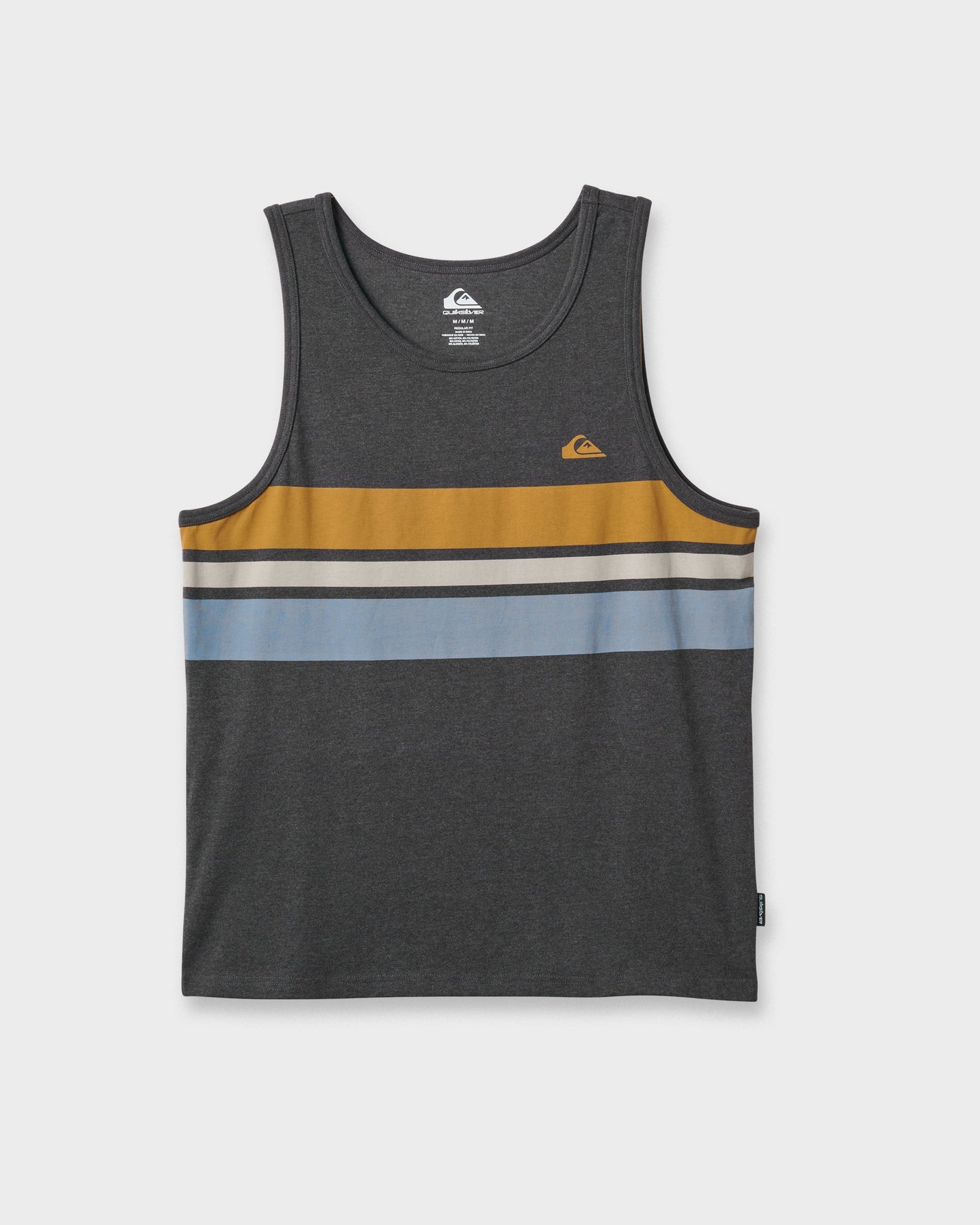 Og Stripe Tank - Charcoal Heather Quick Silver Charcoal Heather