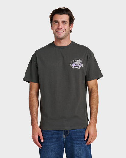 Dragon Master Heavy Weight T-shirt - Phantom Quick Silver Phantom