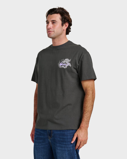 Dragon Master Heavy Weight T-shirt - Phantom Quick Silver Phantom
