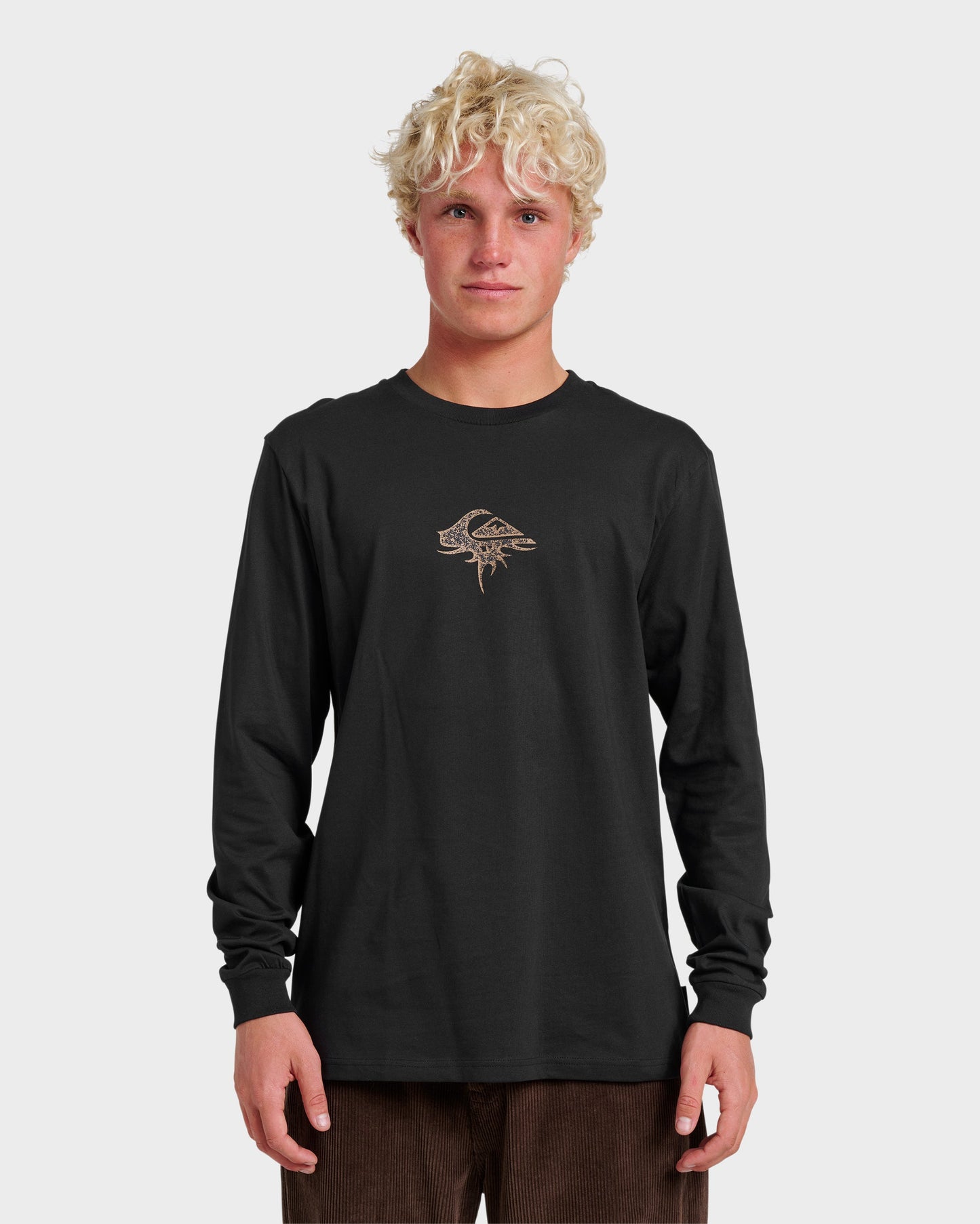Three Piece Long Sleeve T-shirt - Black Quick Silver Black