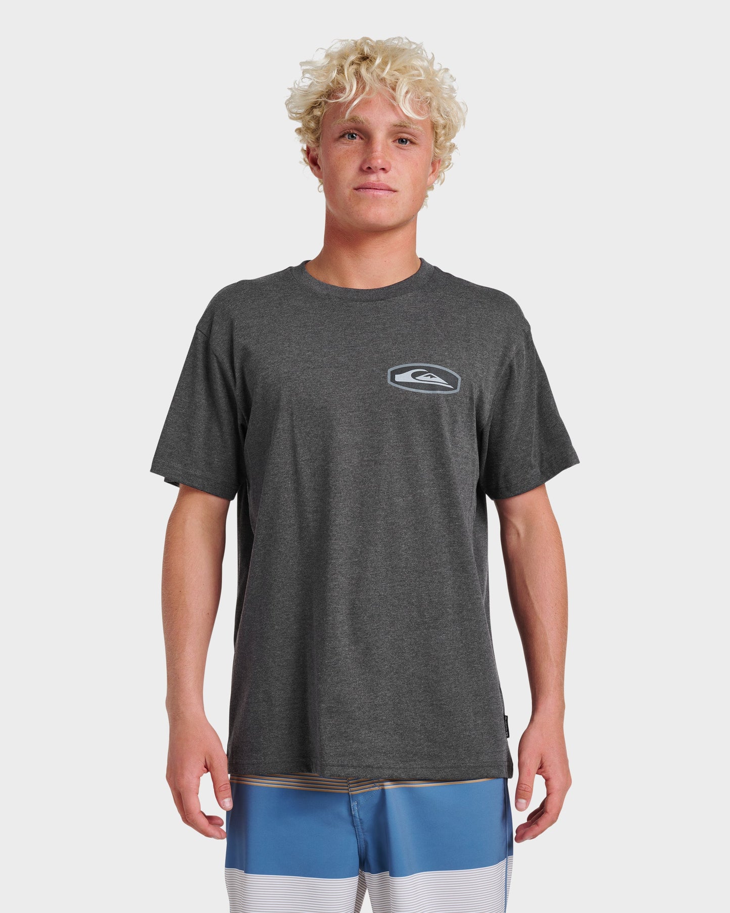Stadium Emblem Classic T-shirt - Charcoal Heather Quick Silver Charcoal Heather