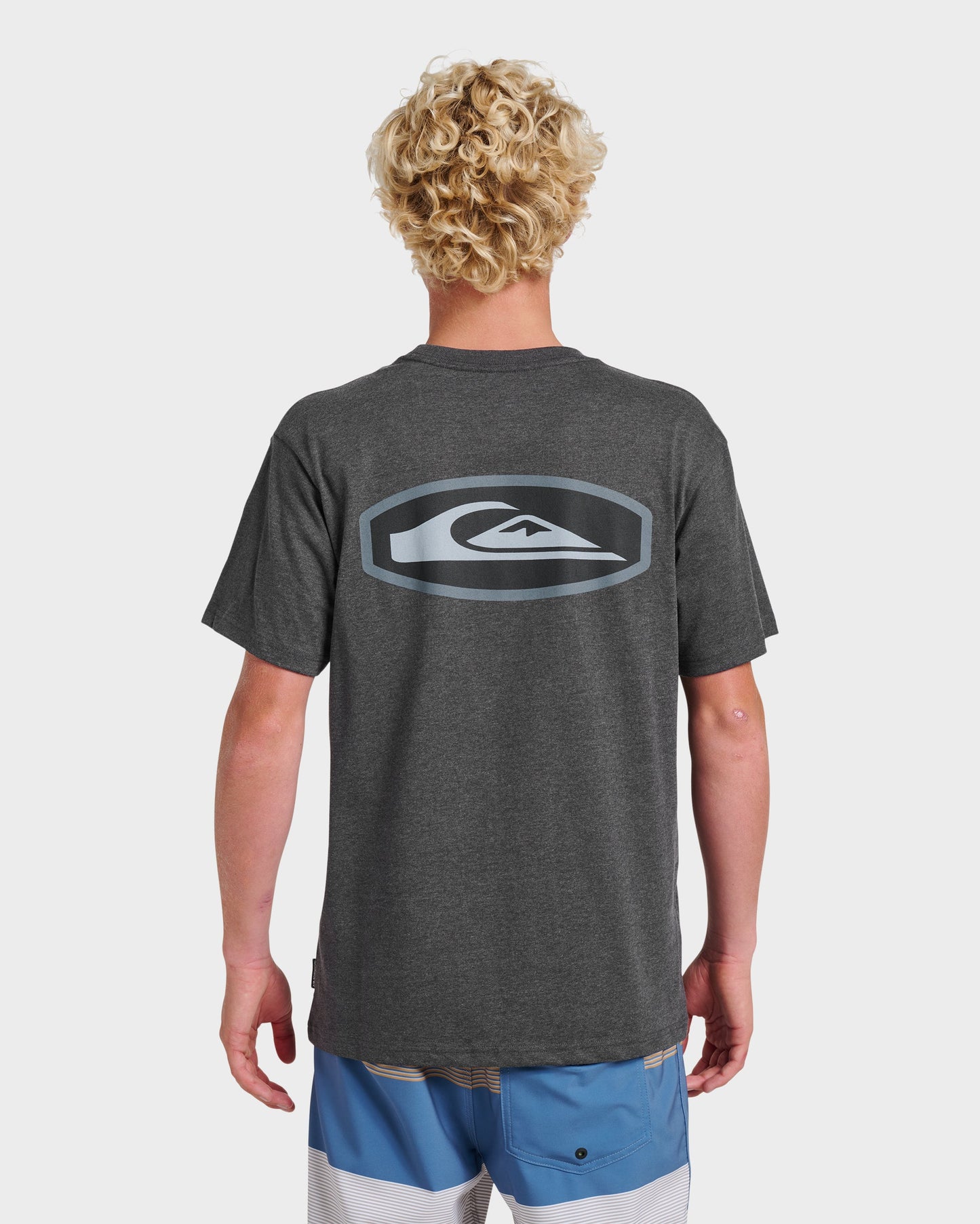 Stadium Emblem Classic T-shirt - Charcoal Heather Quick Silver Charcoal Heather