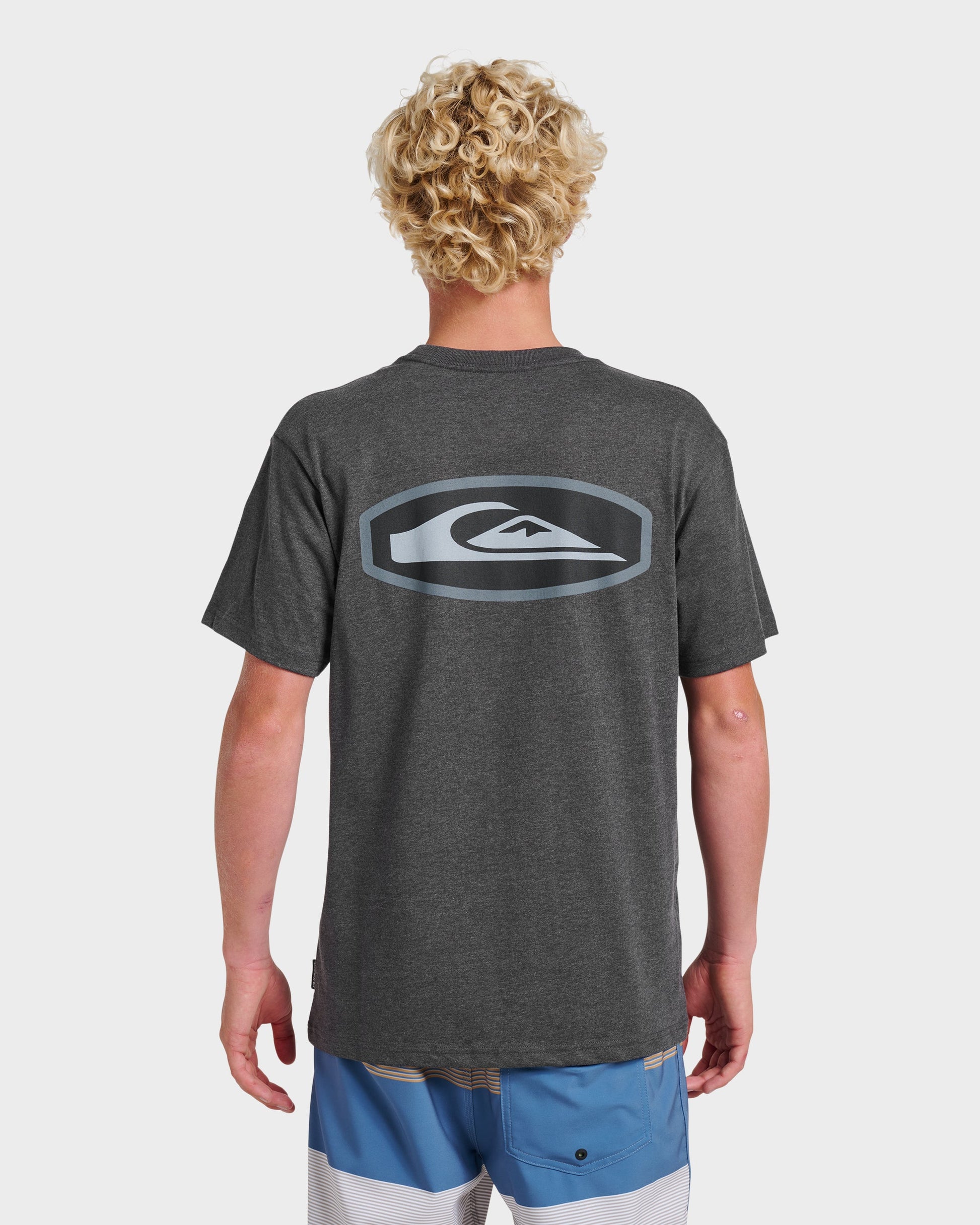 Stadium Emblem Classic T-shirt - Charcoal Heather Quick Silver Charcoal Heather