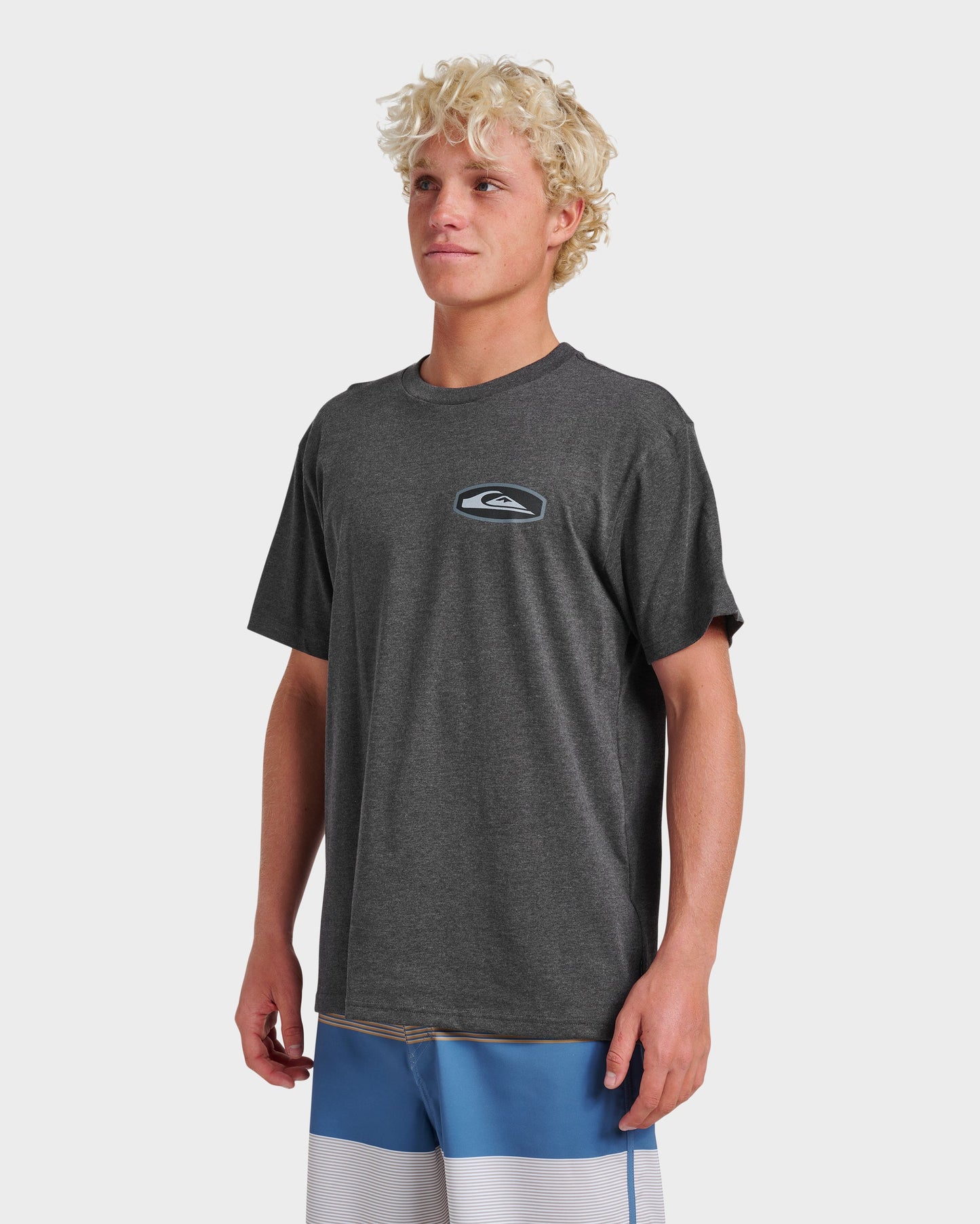 Stadium Emblem Classic T-shirt - Charcoal Heather Quick Silver Charcoal Heather