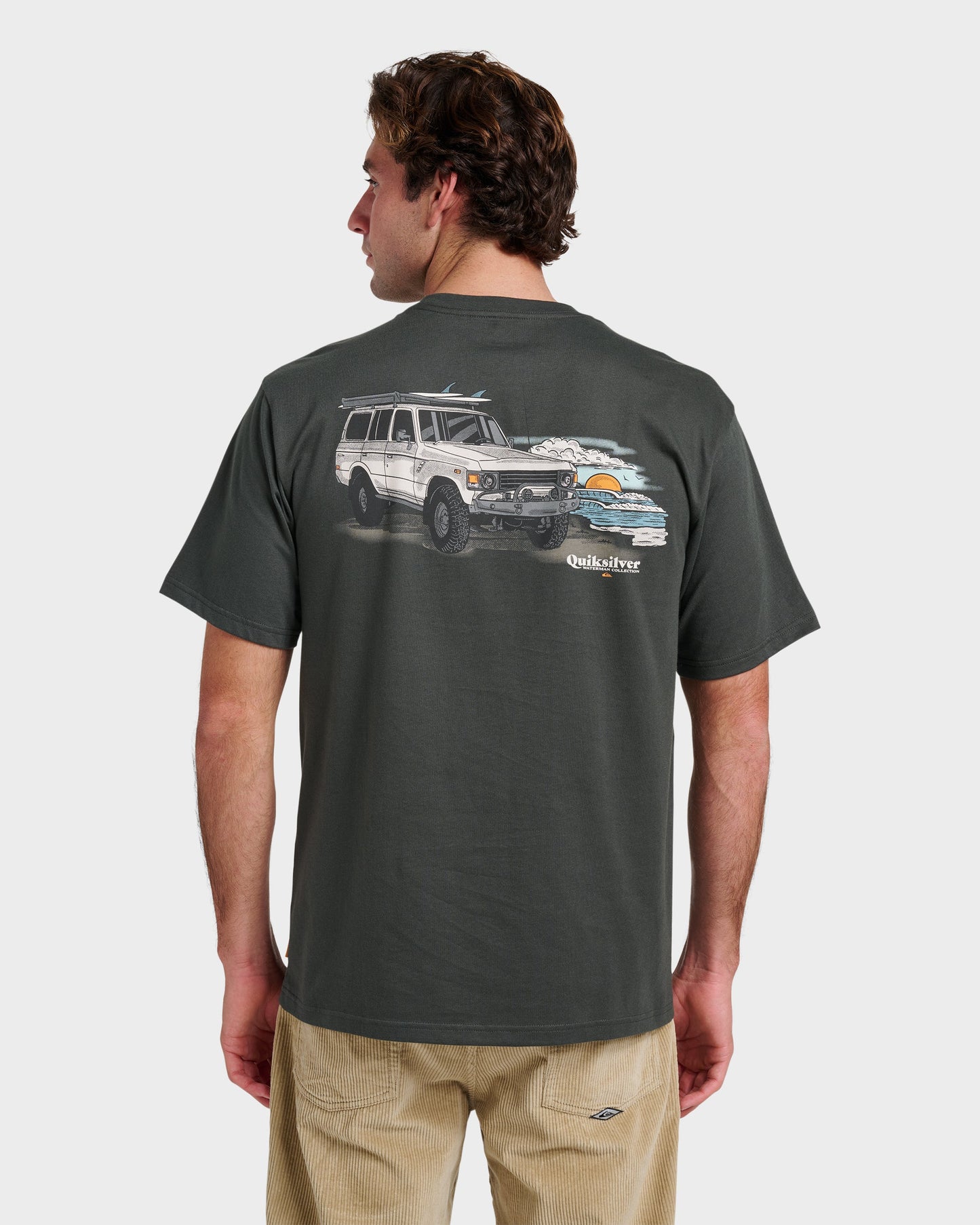 Waterman Adventures Classic T-shirt - Phantom Quick Silver Phantom
