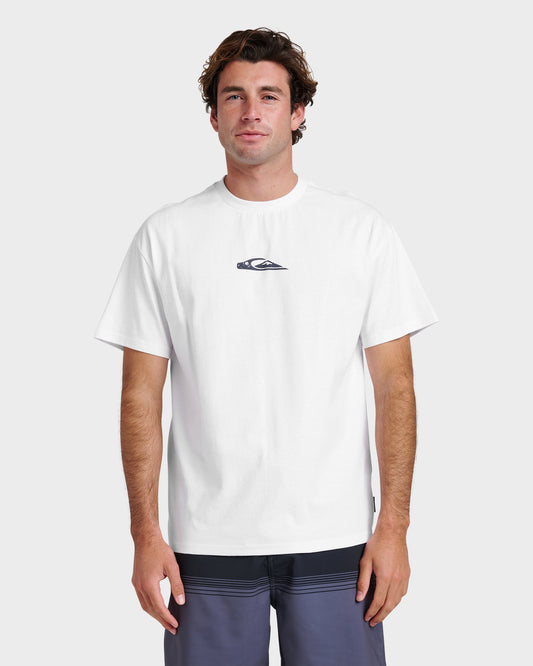 Jungle Cat Heavy Weight T-shirt - White Quick Silver White