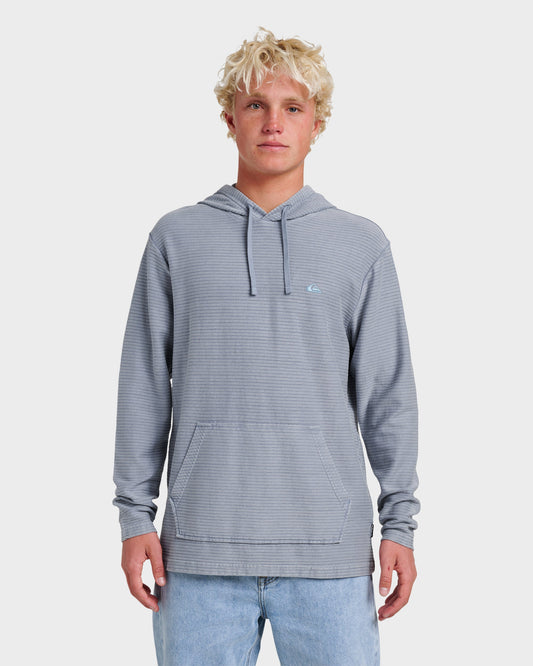 Alamitos Long Sleeve Hooded Top - China Blue Quick Silver China Blue