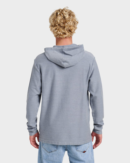Alamitos Long Sleeve Hooded Top - China Blue Quick Silver China Blue