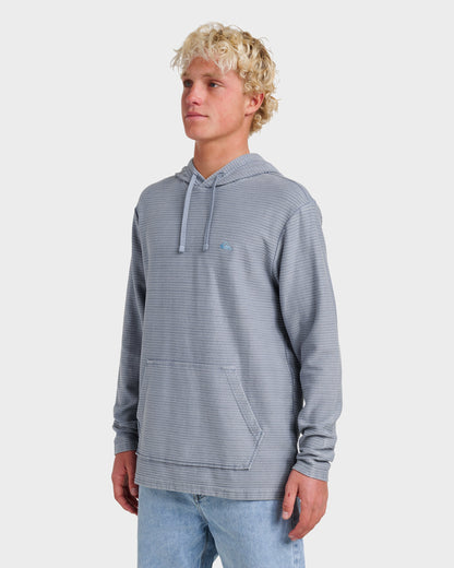 Alamitos Long Sleeve Hooded Top - China Blue Quick Silver China Blue