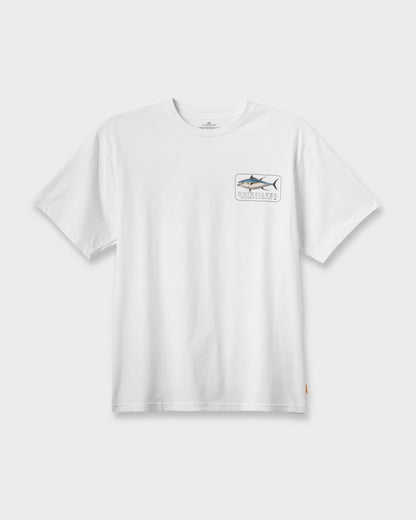 Waterman Yellowfinner Classic T-shirt - White Quick Silver White