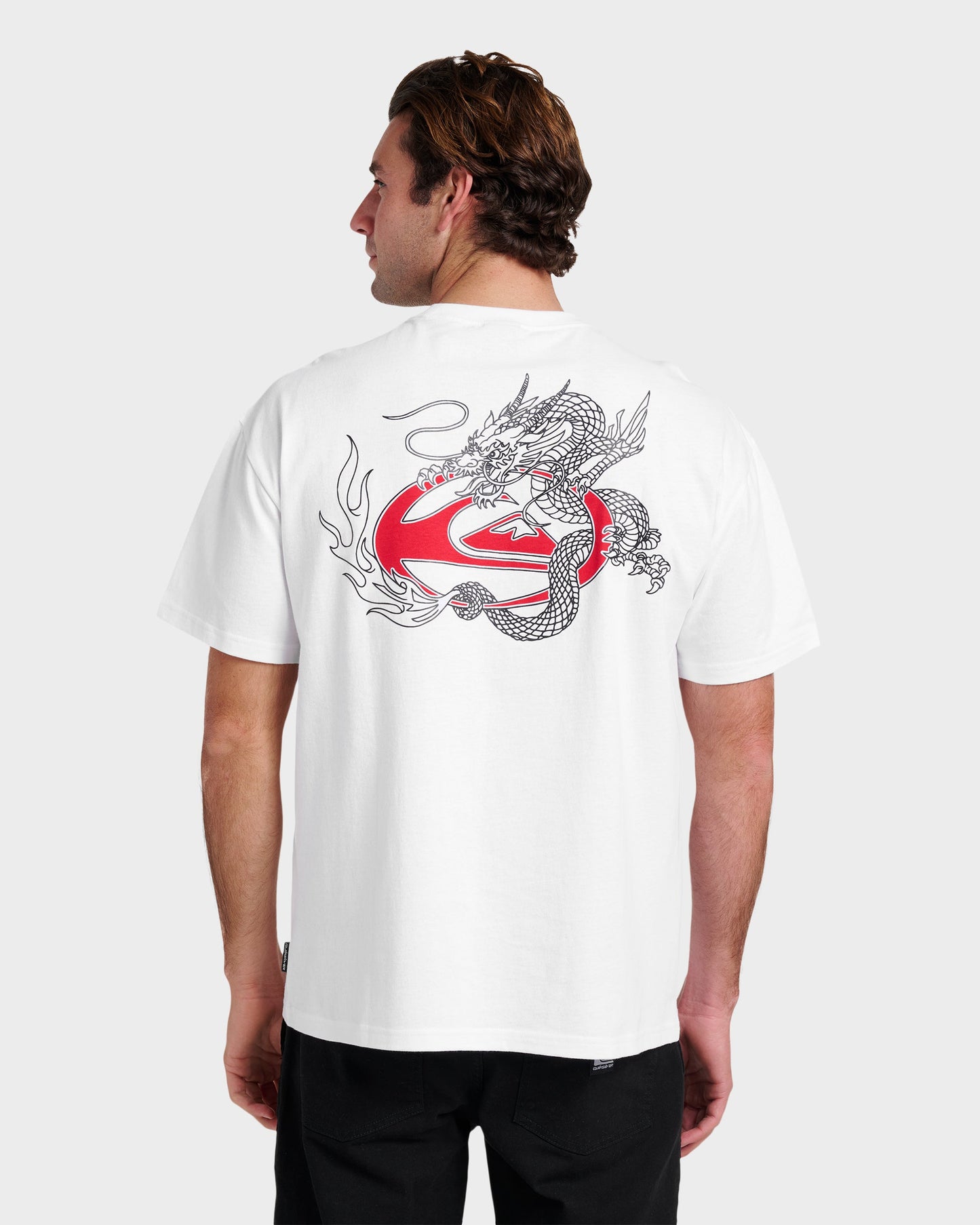 Dragon Master Heavy Weight T-shirt - White Quick Silver White