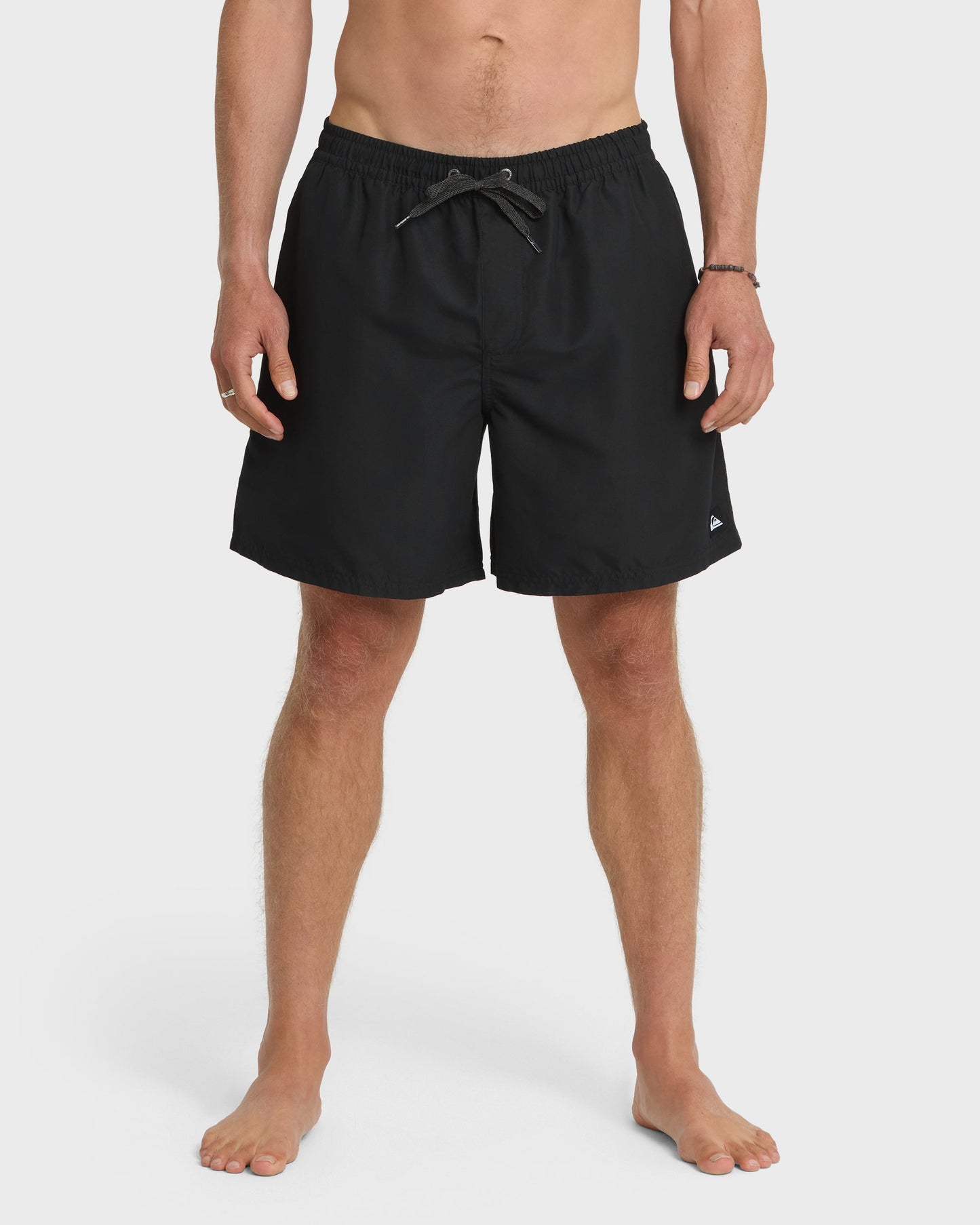 Everyday Solid 17" Swim Trunks - Black Quick Silver Black
