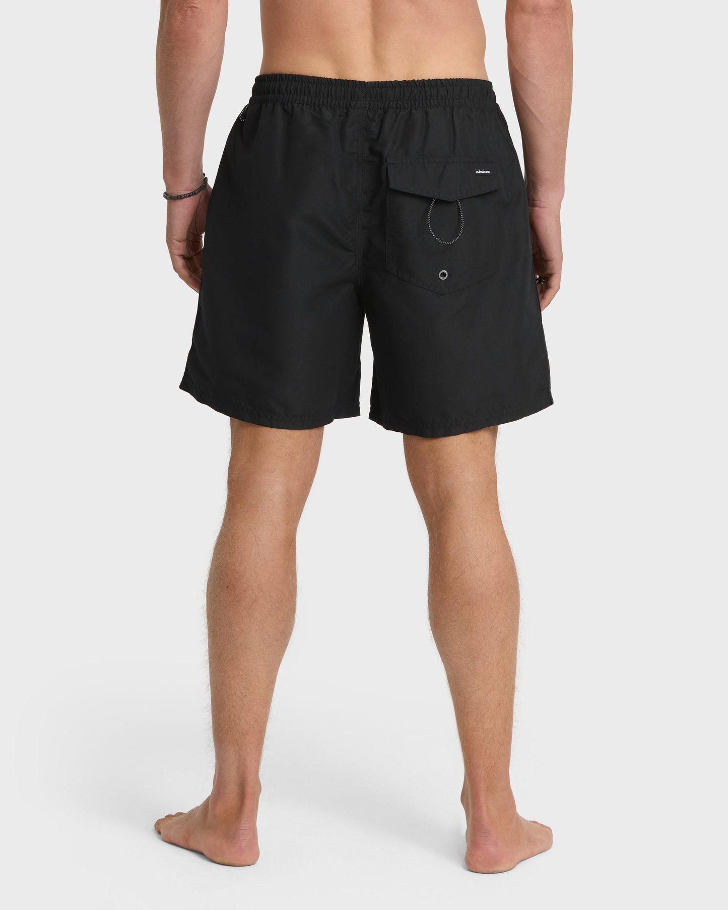 Everyday Solid 17" Swim Trunks - Black Quick Silver Black