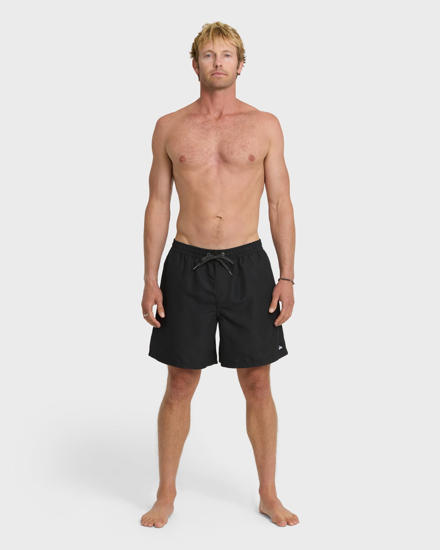 Everyday Solid 17" Swim Trunks - Black Quick Silver Black