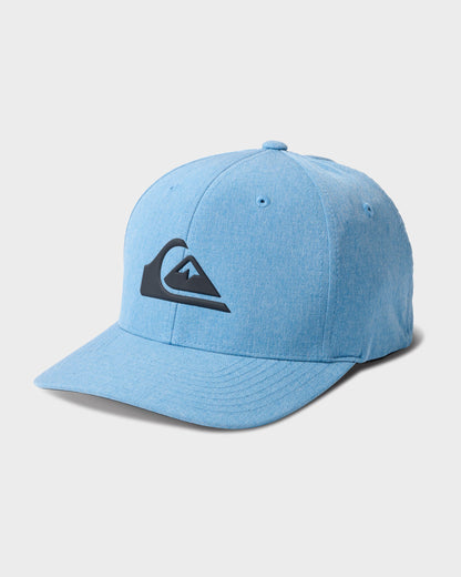 Amped Up Flexifit Hat - Ashley Blue Heather Quick Silver Ashley Blue Heather