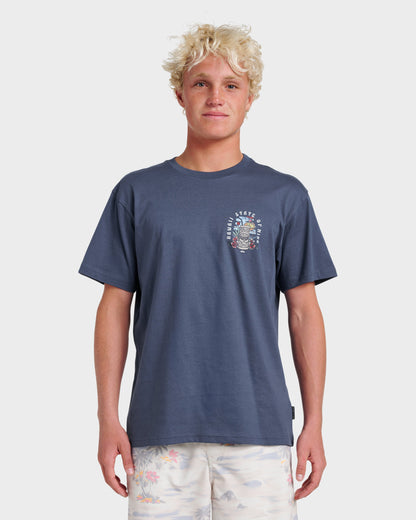 Hi Tiki Lounge Classic T-shirt - Navy Quick Silver Navy