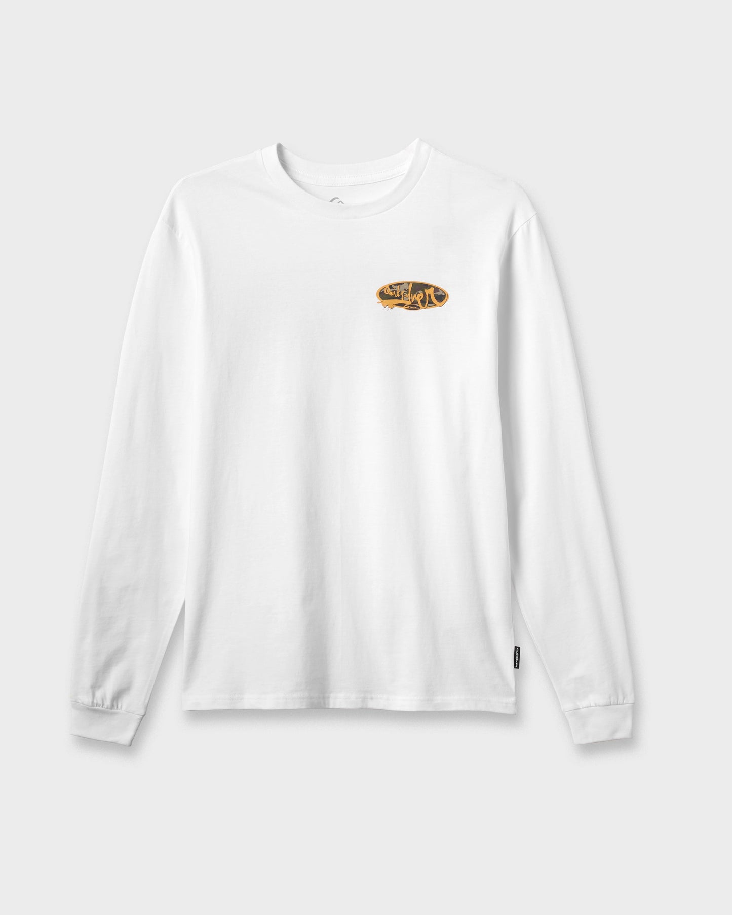Impaired Camo Long Sleeve T-shirt - White Quick Silver White