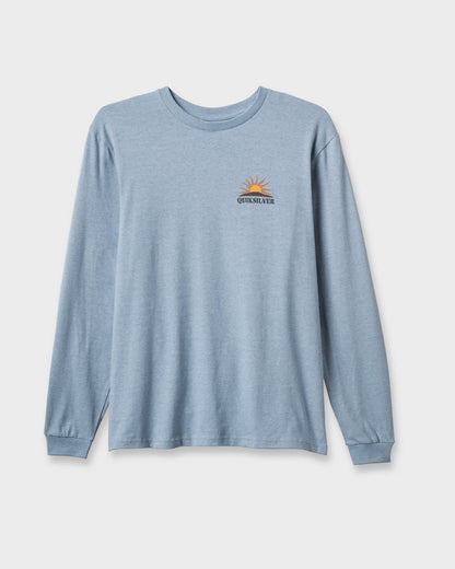 Dawn Patrol Long Sleeve T-shirt - Ashley Blue Heather Quick Silver Ashley Blue Heather
