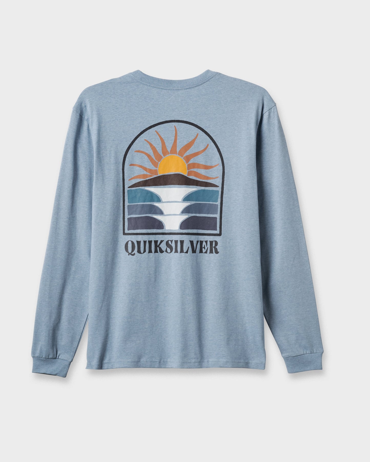 Dawn Patrol Long Sleeve T-shirt - Ashley Blue Heather Quick Silver Ashley Blue Heather