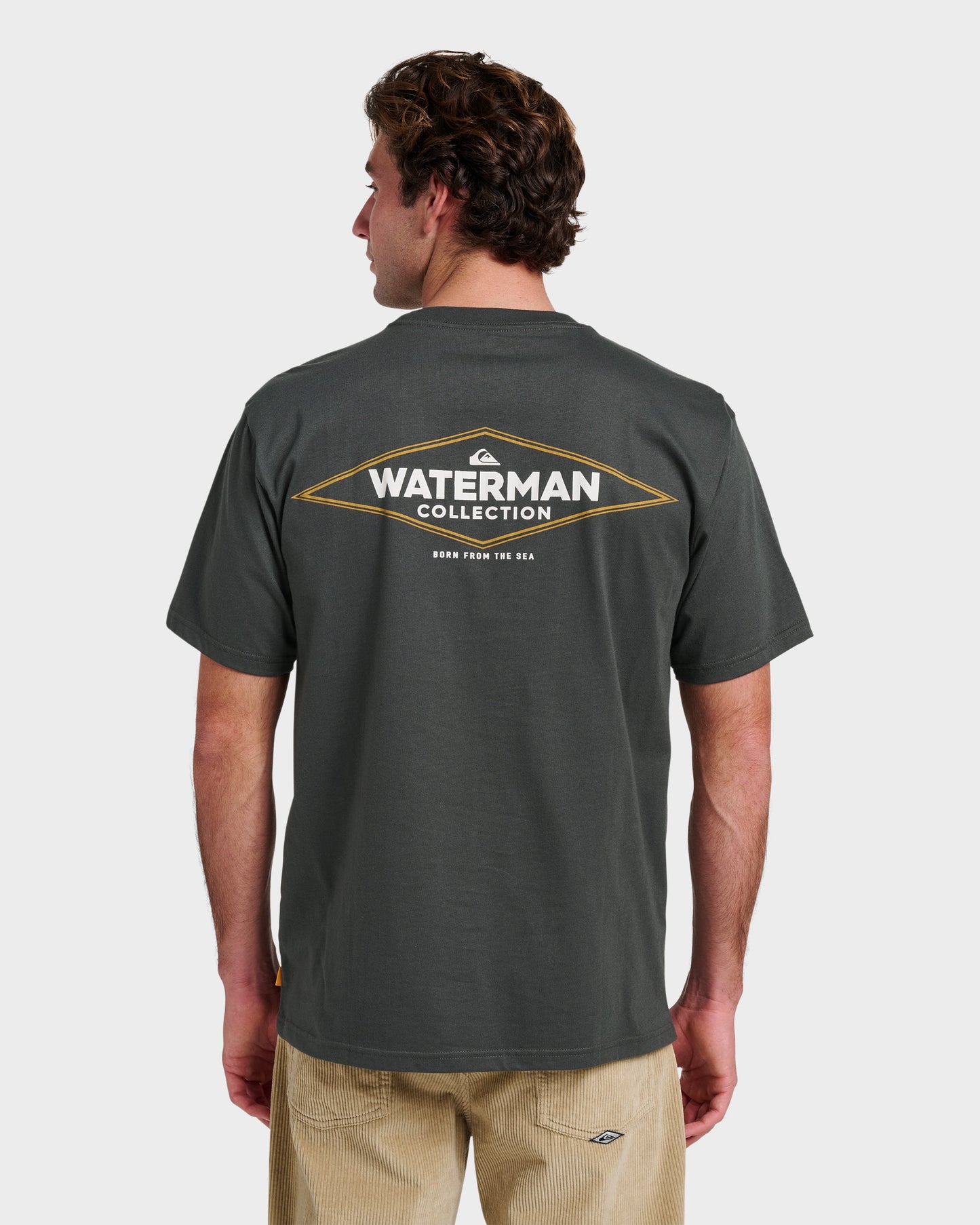 Waterman Diamond Classic T-shirt - Phantom Quick Silver Phantom