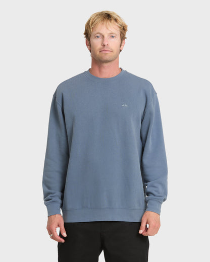 Saltwater Crewneck Sweatshirt - China Blue Quick Silver China Blue