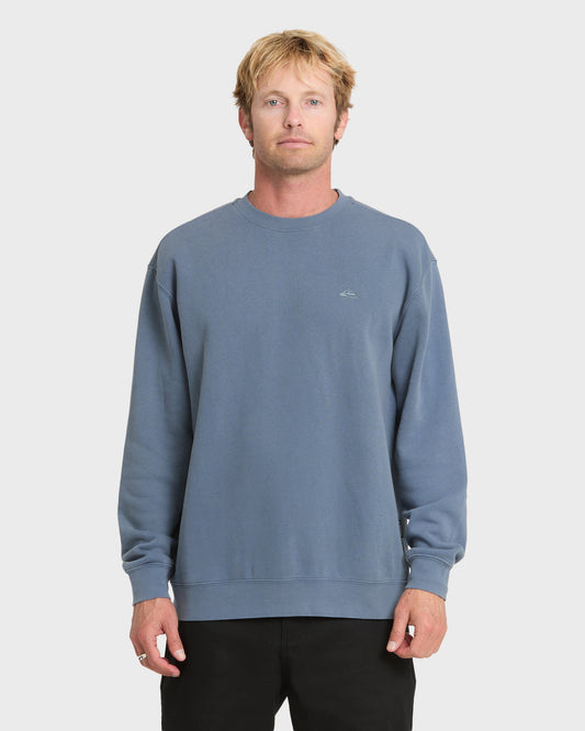 Saltwater Crewneck Sweatshirt - China Blue Quick Silver China Blue