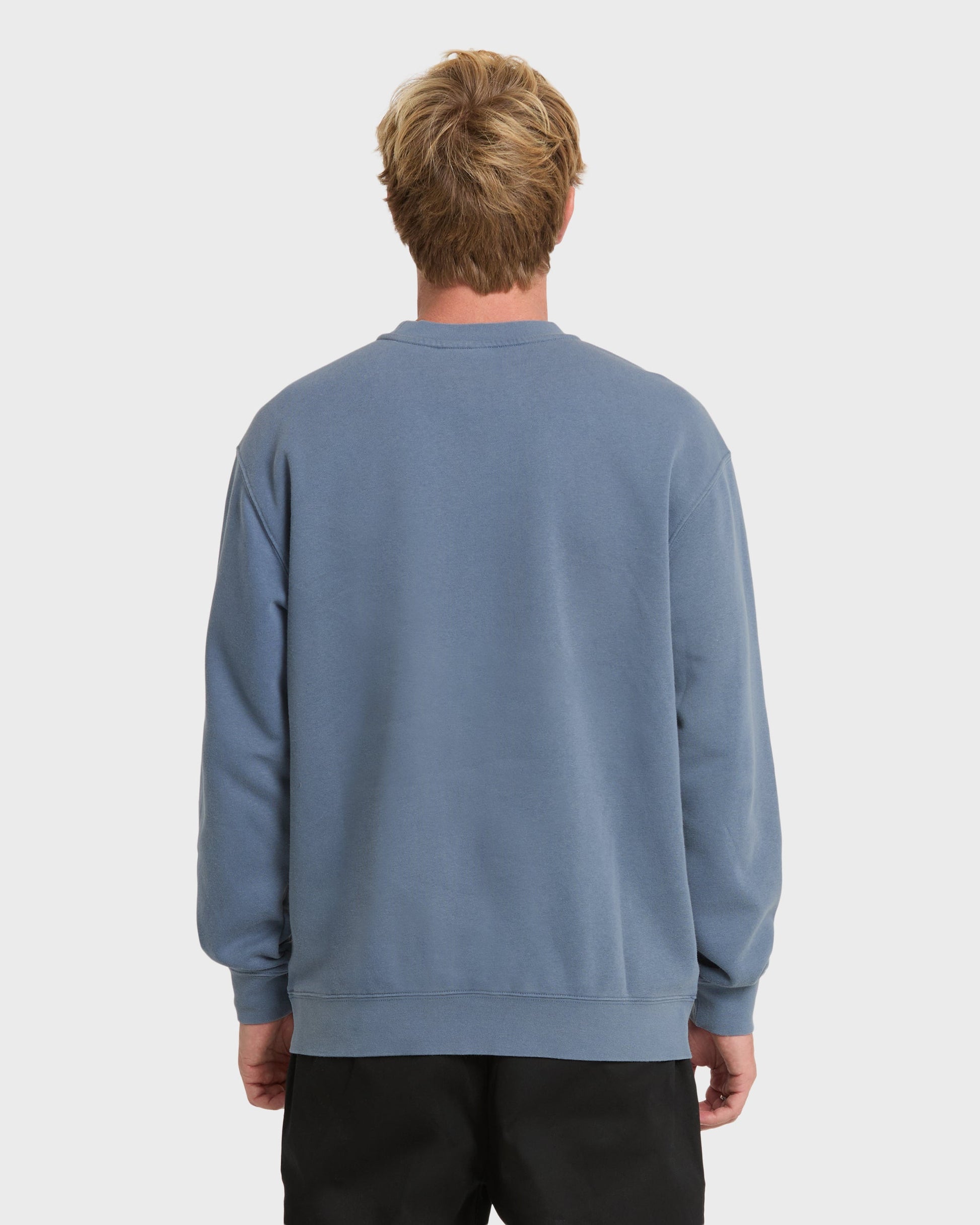 Saltwater Crewneck Sweatshirt - China Blue Quick Silver China Blue