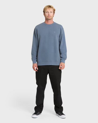 Saltwater Crewneck Sweatshirt - China Blue Quick Silver China Blue