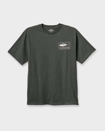 Waterman Yellowfinner Classic T-shirt - Phantom Quick Silver Phantom