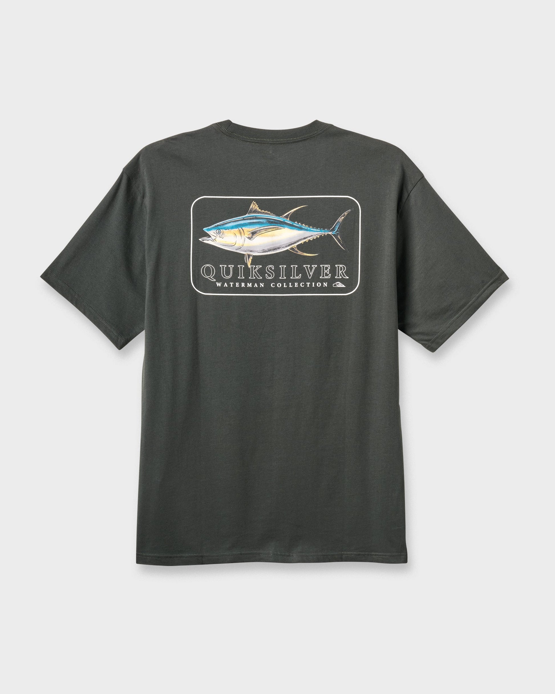 Waterman Yellowfinner Classic T-shirt - Phantom Quick Silver Phantom