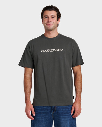 Linked Heavy Weight T-shirt - Phantom Quick Silver Phantom
