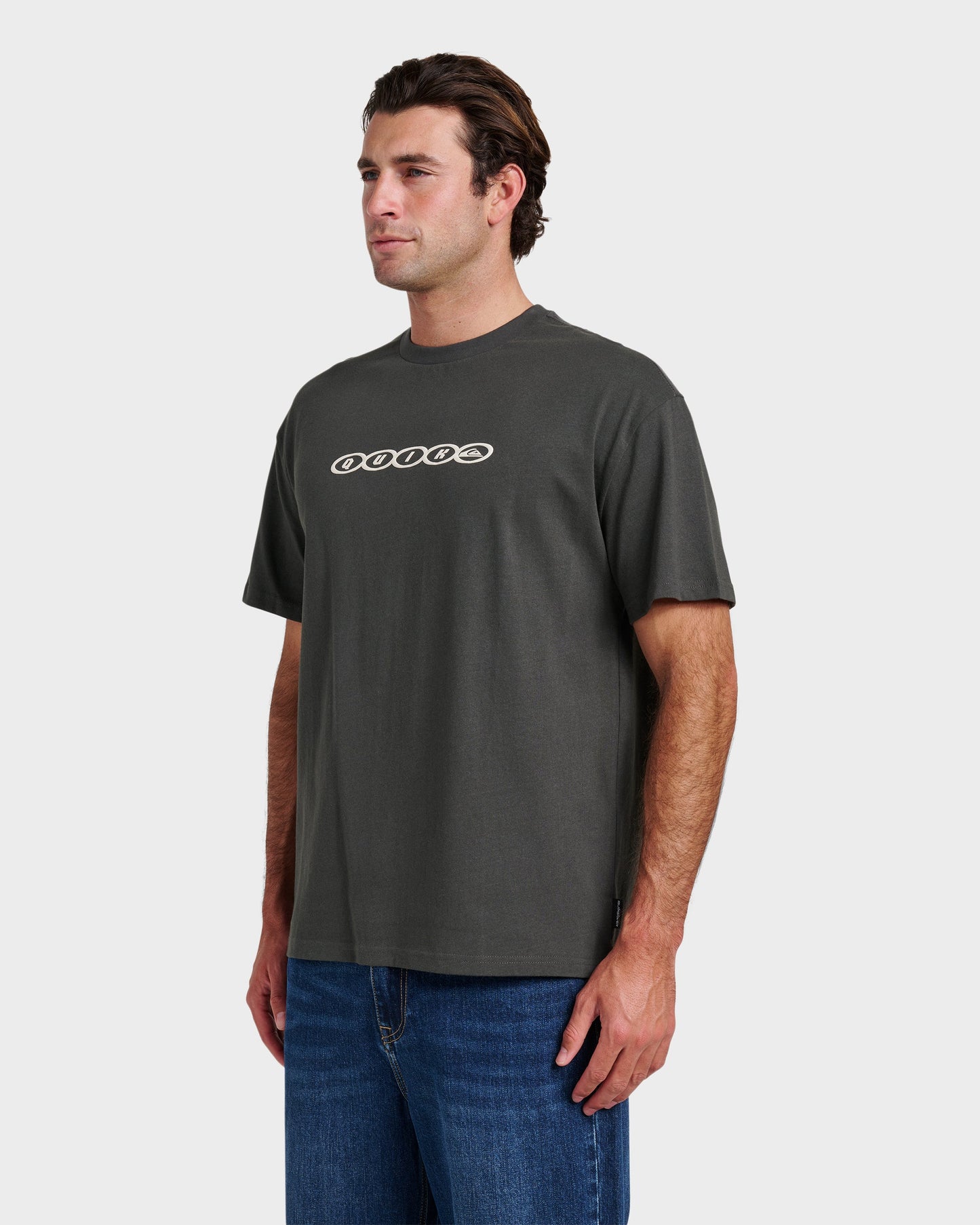 Linked Heavy Weight T-shirt - Phantom Quick Silver Phantom