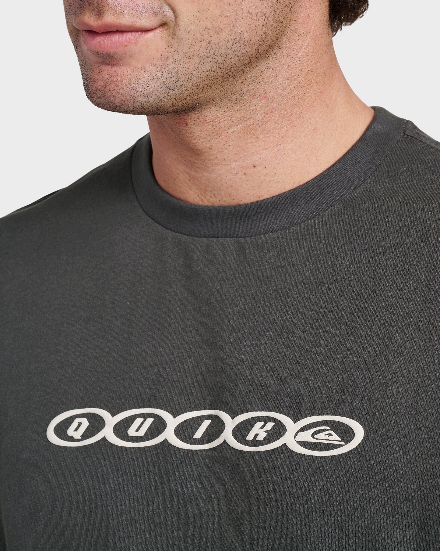 Linked Heavy Weight T-shirt - Phantom Quick Silver Phantom