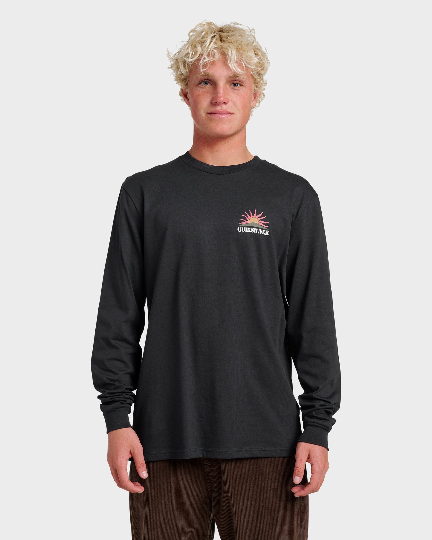 Dawn Patrol Long Sleeve T-shirt - Black Quick Silver Black