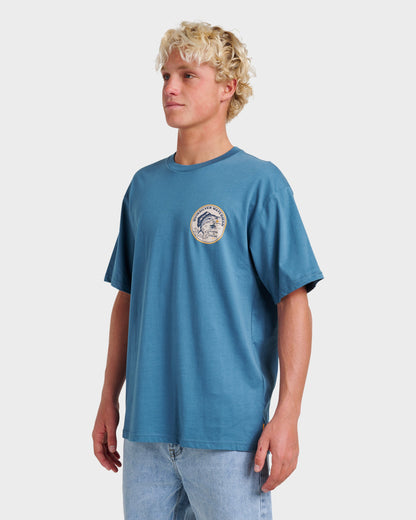 Waterman Catch & Release Classic T-shirt - Real Teal Quick Silver Real Teal