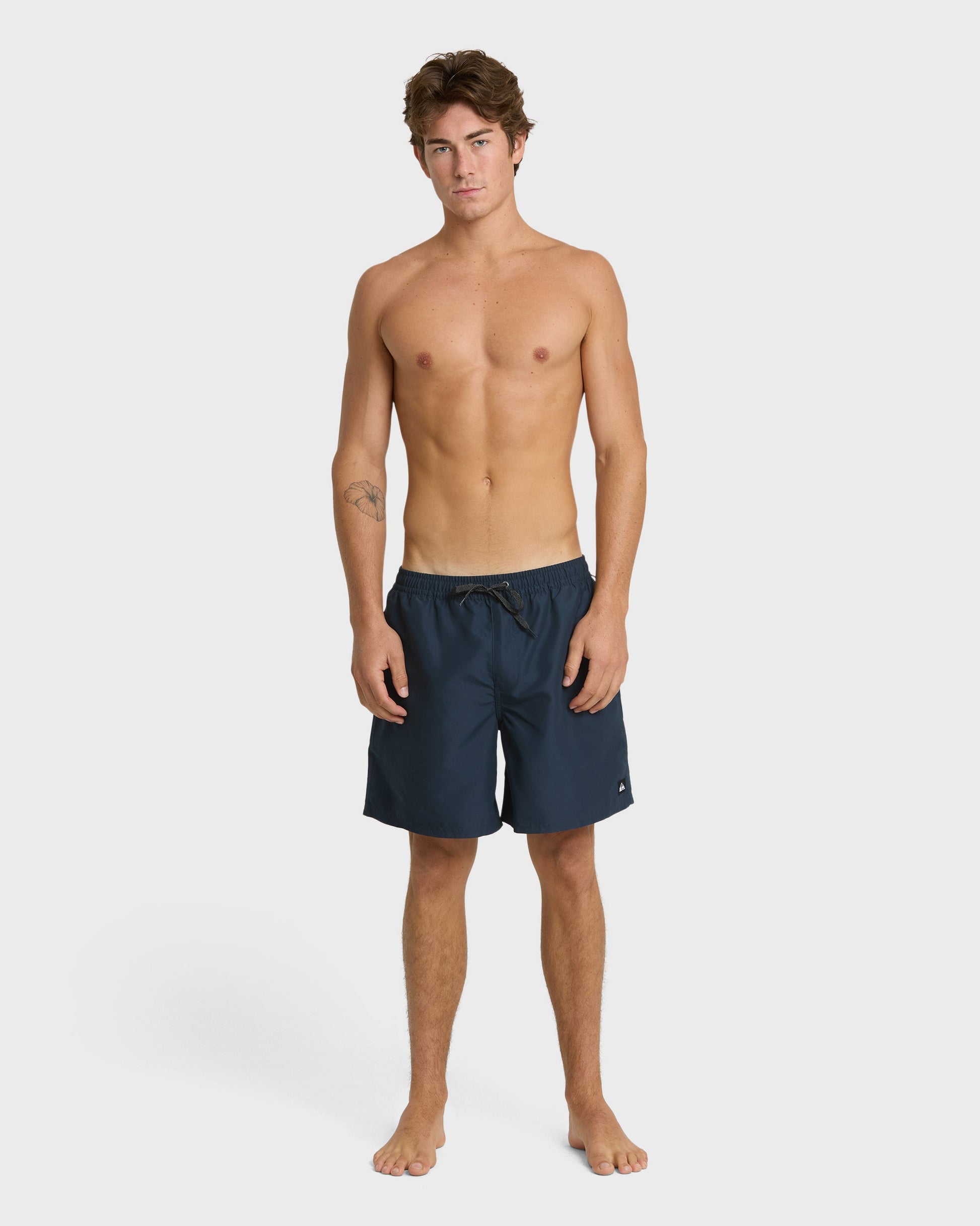 Everyday Solid 17" Swim Trunks - Eclipse Quick Silver Eclipse