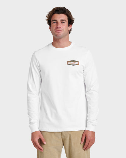 Three Piece Long Sleeve T-shirt - White Quick Silver White