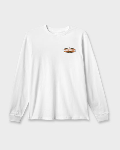 Three Piece Long Sleeve T-shirt - White Quick Silver White