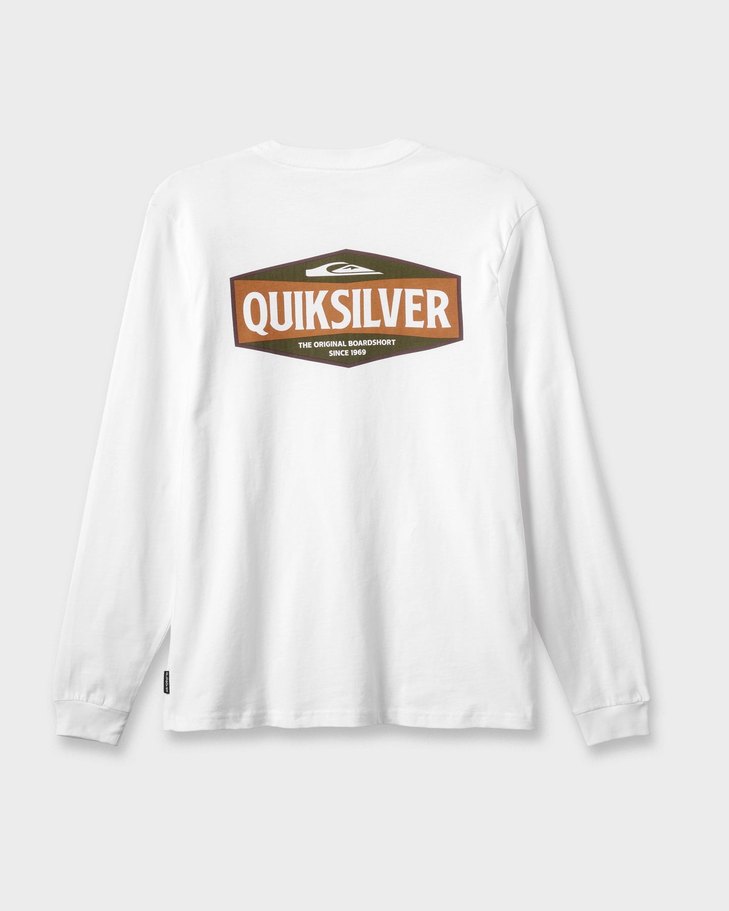 Three Piece Long Sleeve T-shirt - White Quick Silver White