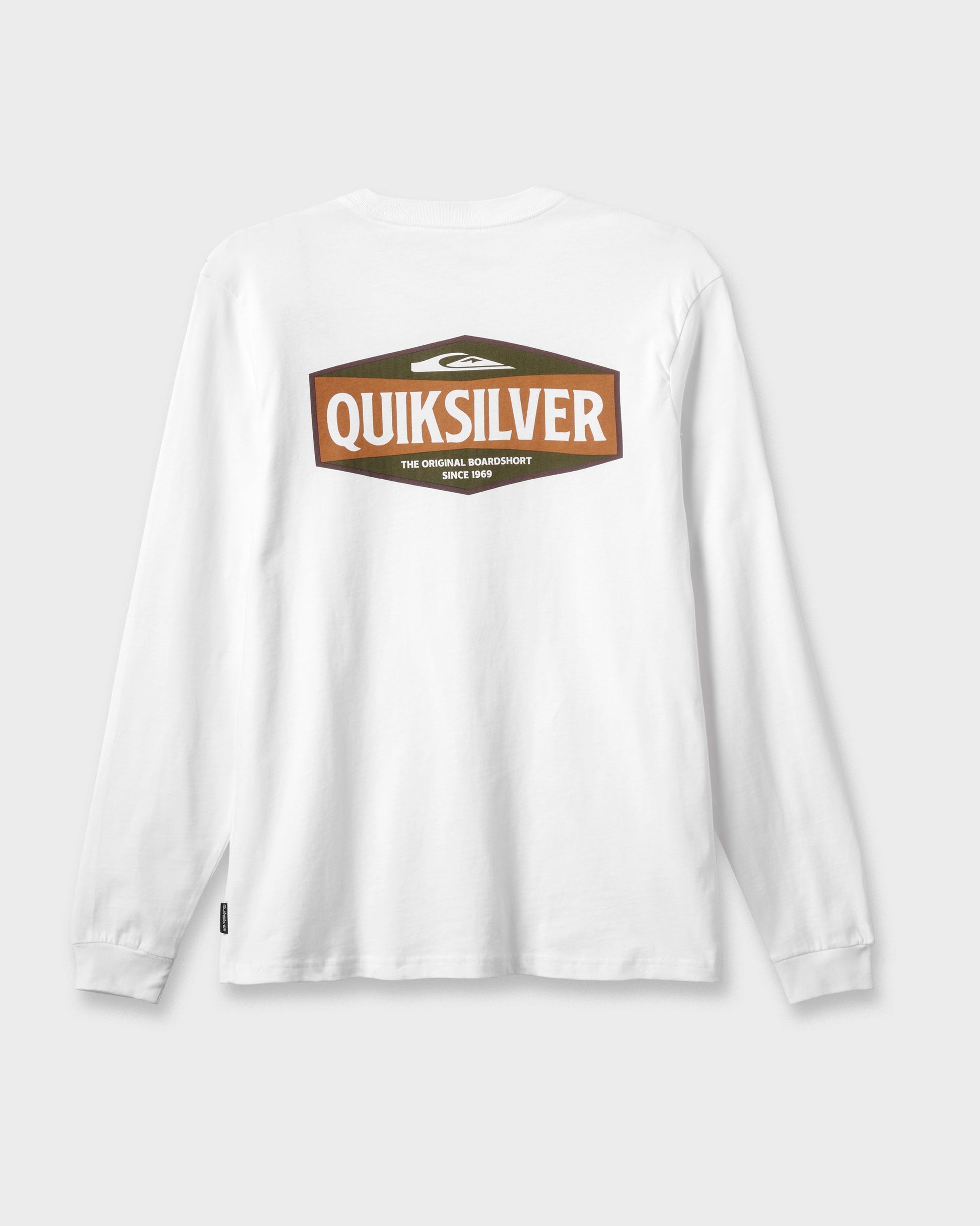 Three Piece Long Sleeve T-shirt - White Quick Silver White