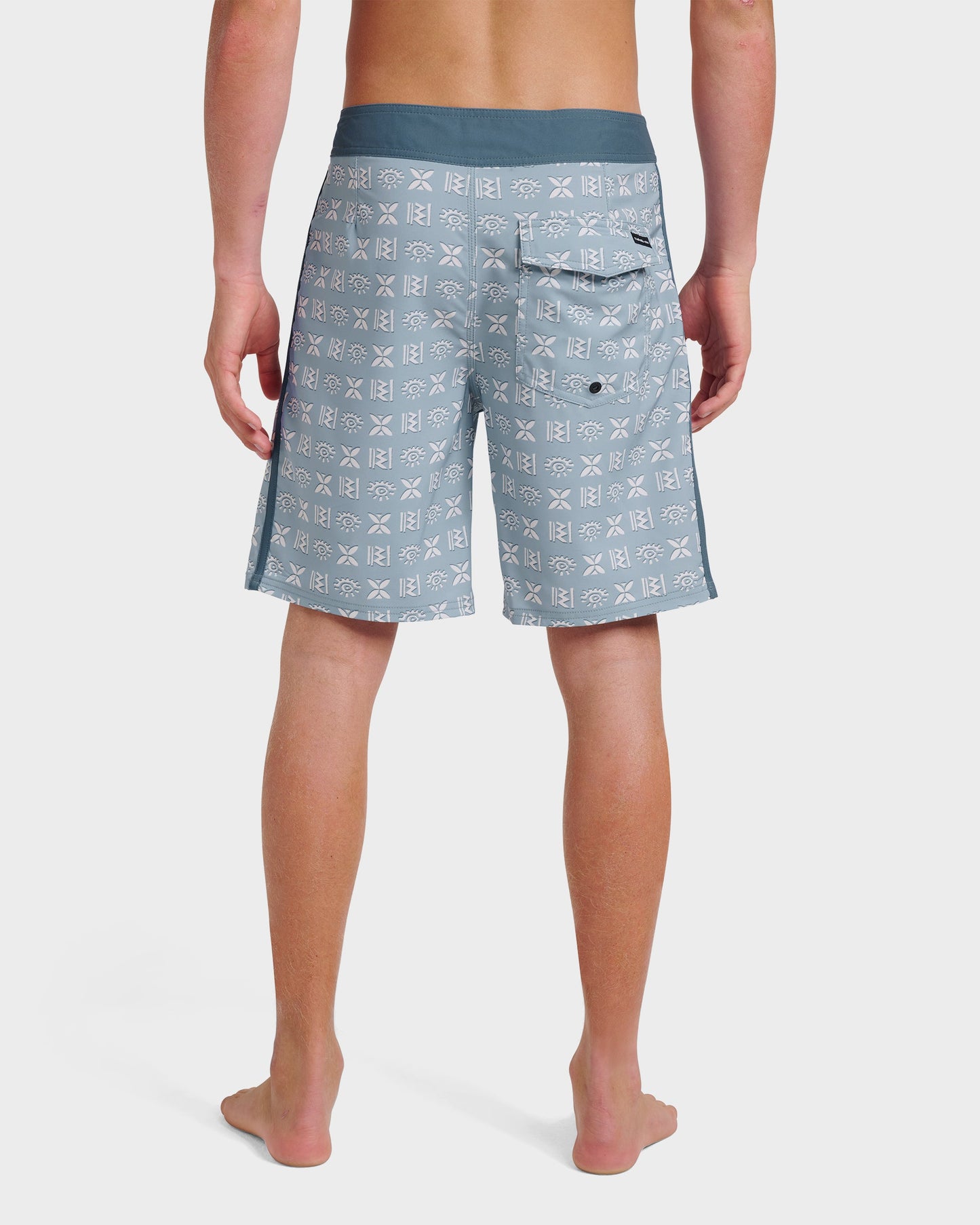 Surfsilk Etched 19" Boardshorts - Ashley Blue Quick Silver Ashley Blue