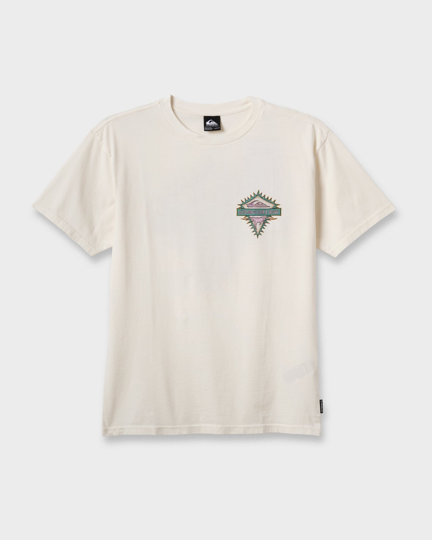 Liberty Spikespigment Dye T-Shirt - Snow White Quick Silver Snow White